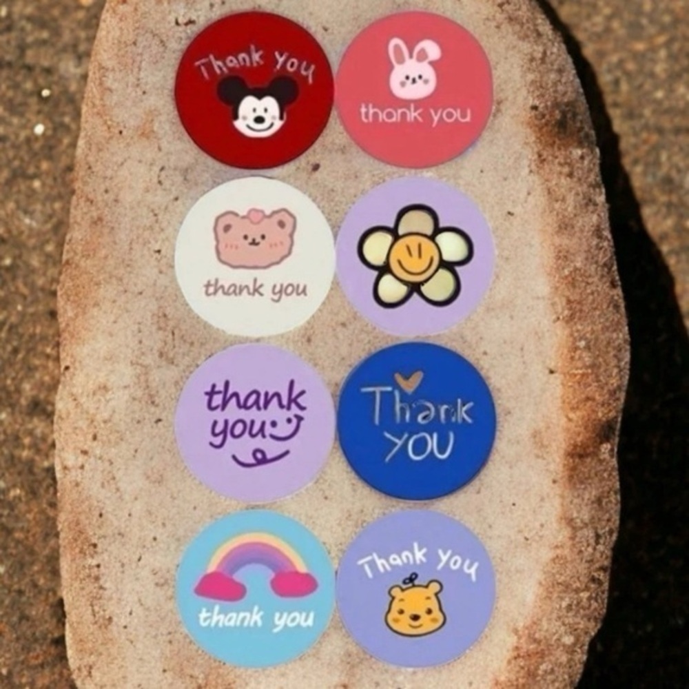 40 Thank You Stickers!